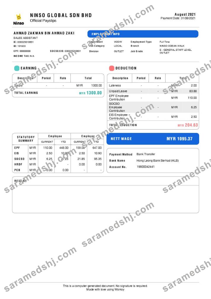 Ninso Global Sdn. Bhd. payslip template in Word and PDF formats.pdf, 1